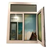 Modern house window design 6mm tinted glass names of aluminum profile windows size customized myanmar aluminium window