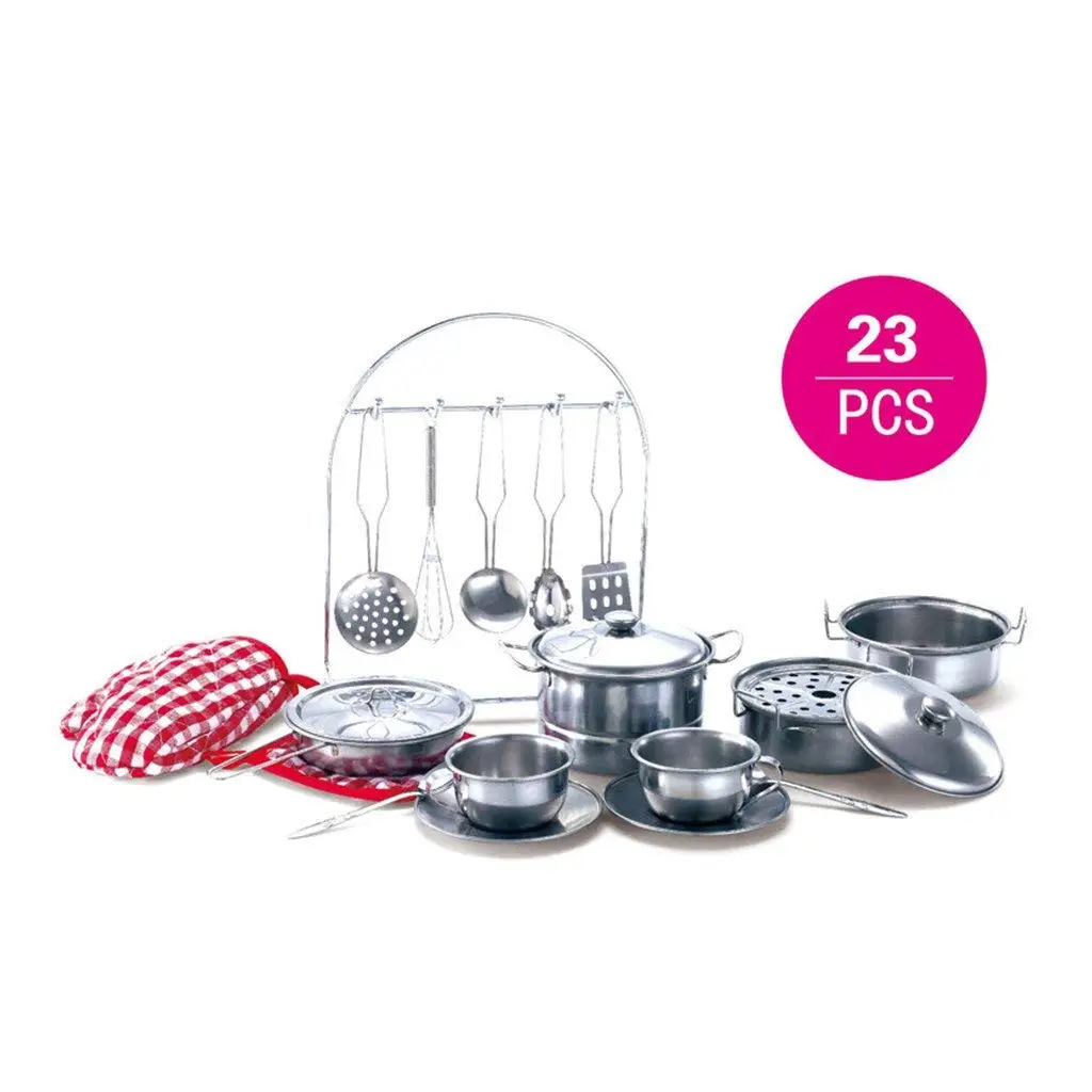 stainless steel miniature kitchen set