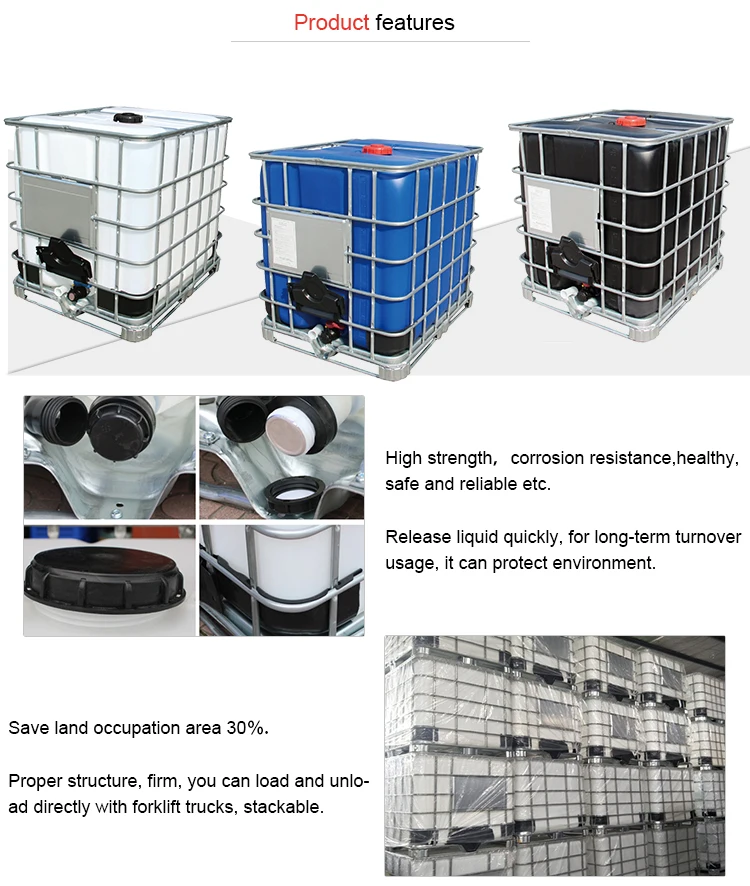 High Strength Healthy Ibc Tank 1000l Container 1000l With ...