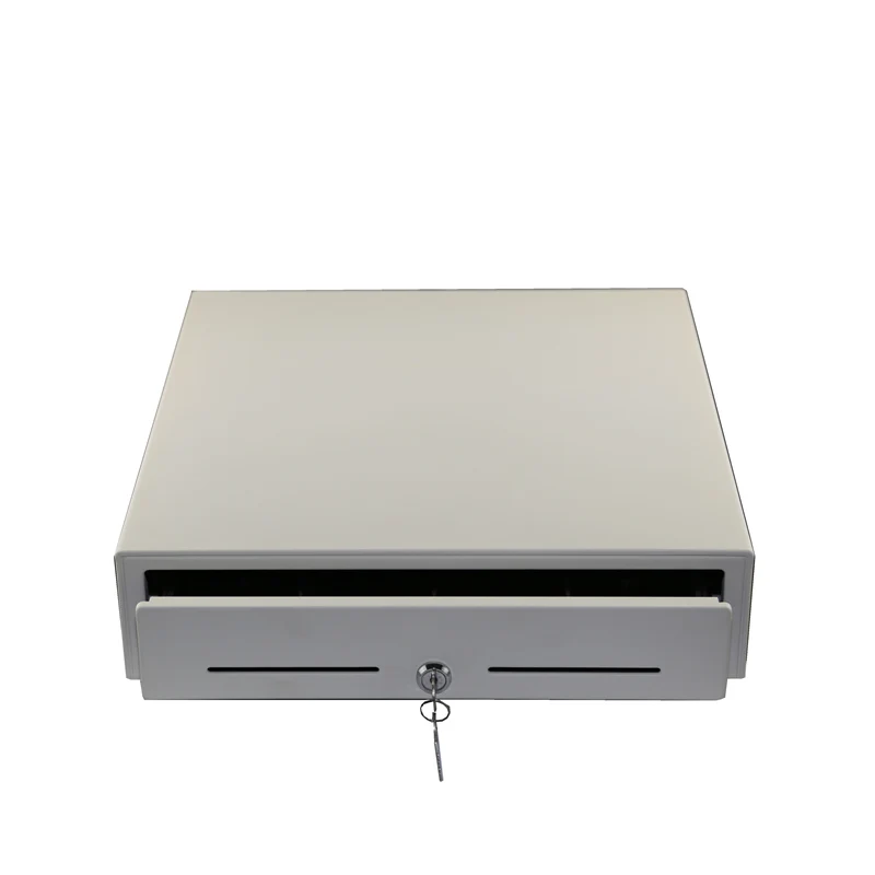 Qe 330 Black White Metal 4bills 8coins Cash Drawer 330 For