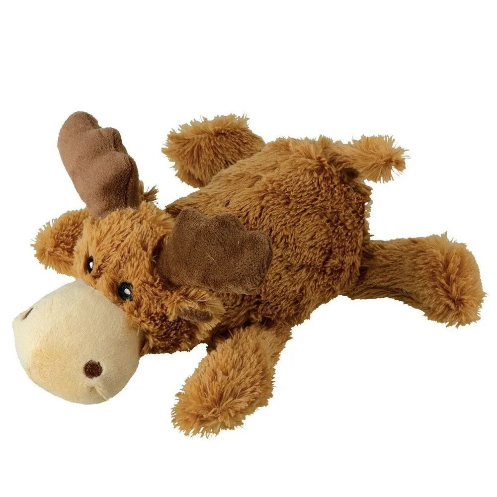 moose squeaky dog toy