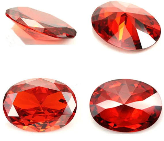最高の販売オレンジレッドジェムストーンczストーン8 10mm卵型石 Buy 楕円形の宝石 Cz石 宝石のcz Product On Alibaba Com