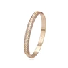 51811 simple latest design silk thread bangle fancy 18k gold plated women bangle imitation jewelry