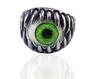E003 316L Stainless Steel Setting with CZ Stone Eye Rings