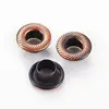 Factory wholesale custom plating brass metal eyelet for clothing / bag / shoes / belt