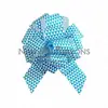 New Sharp Blue White Triangle Shape Neon Color Pull Bow
