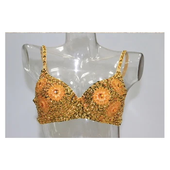 belly dance sequin bra