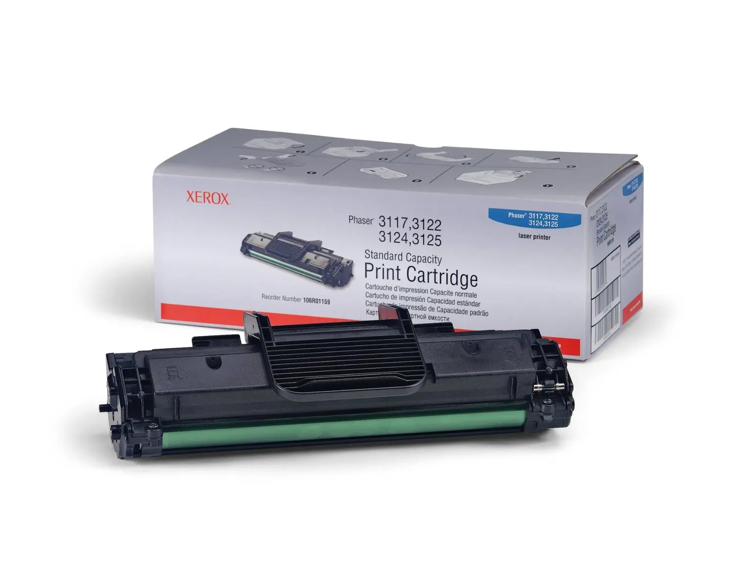 2PK Xerox 106R01535 Black High Yield Replacement Cartridge for Xerox Phaser 4600