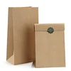 BagDream Brown Paper Lunch Bags Bread Bags Paper Bread Loaf Bag Kraft Food Packaging Storage Bakery Bag with Front Window