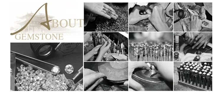 Factory Wholesale Good Price Large Stock Natural Black Sapphire Gemstones