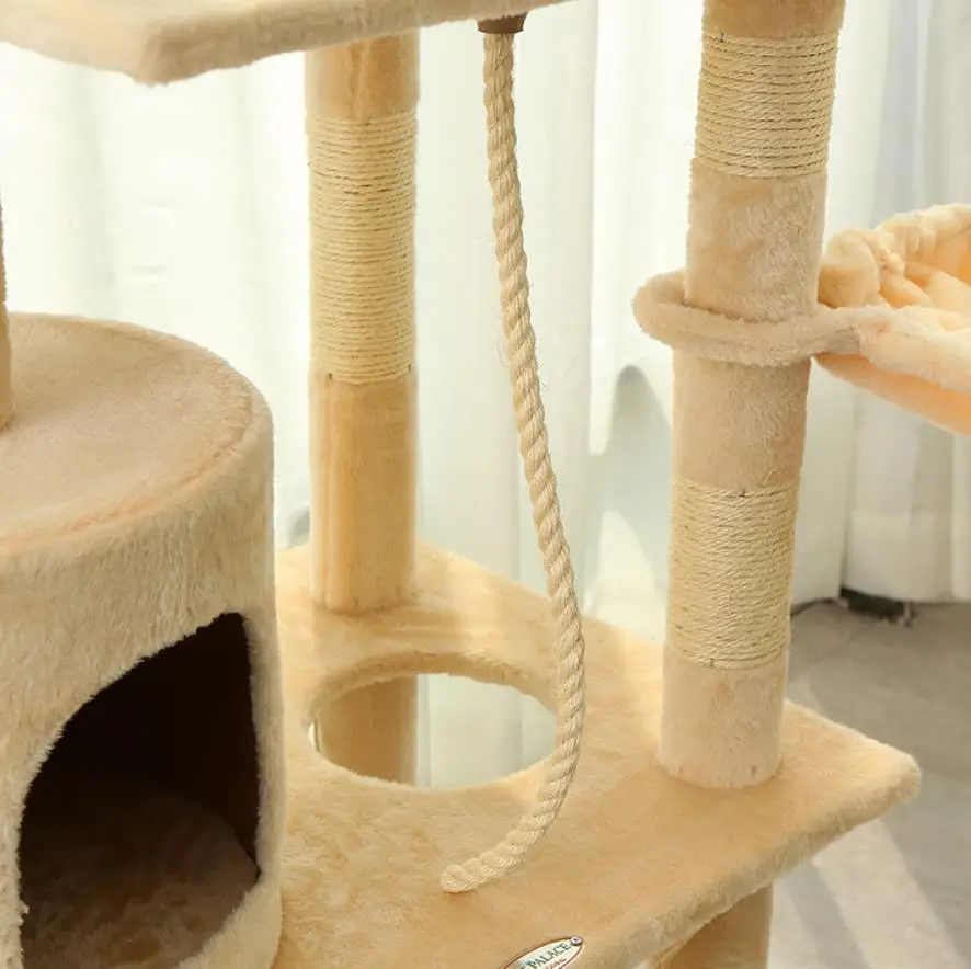 Cat Tree Toy Furniture Cat Activity Tree Purple Pet Toys Big Cat Tree