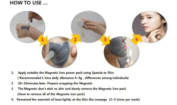 2017 Newest Product Magnetic Mud Face Mask With Magnet