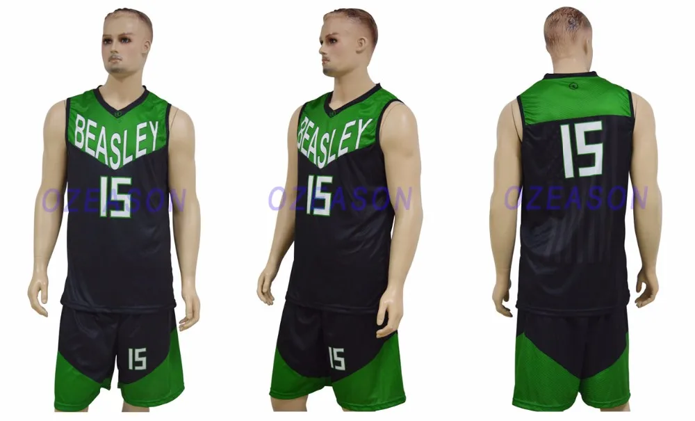 Oem Custom Latest Green Basketball Uniform Jersey With Own Logo Buy