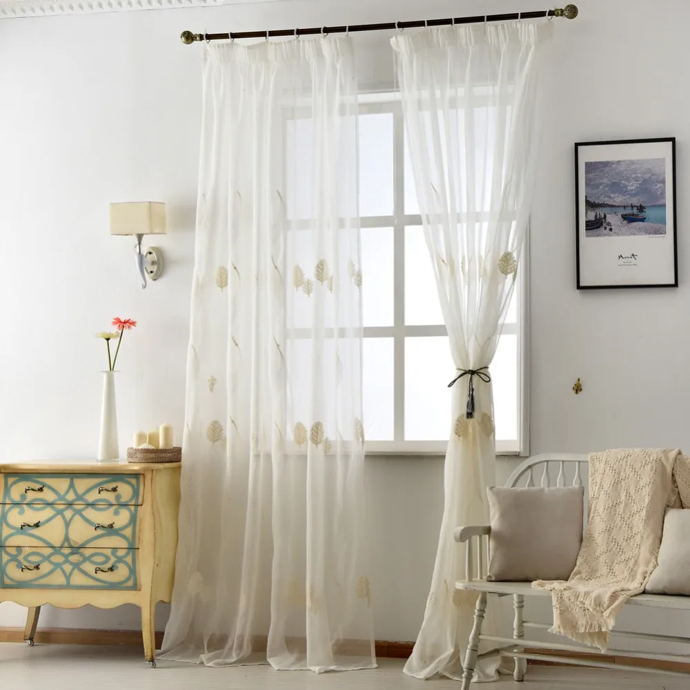Napearl Linho Bordado Cortinas De Tule Branco Sheer Tecidos Deixar Napearl Linho Bordado Cortinas De Tule Branco Sheer Tecidos Deixar