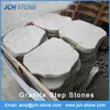 Joining together ordinary flat mosaic road stones granite