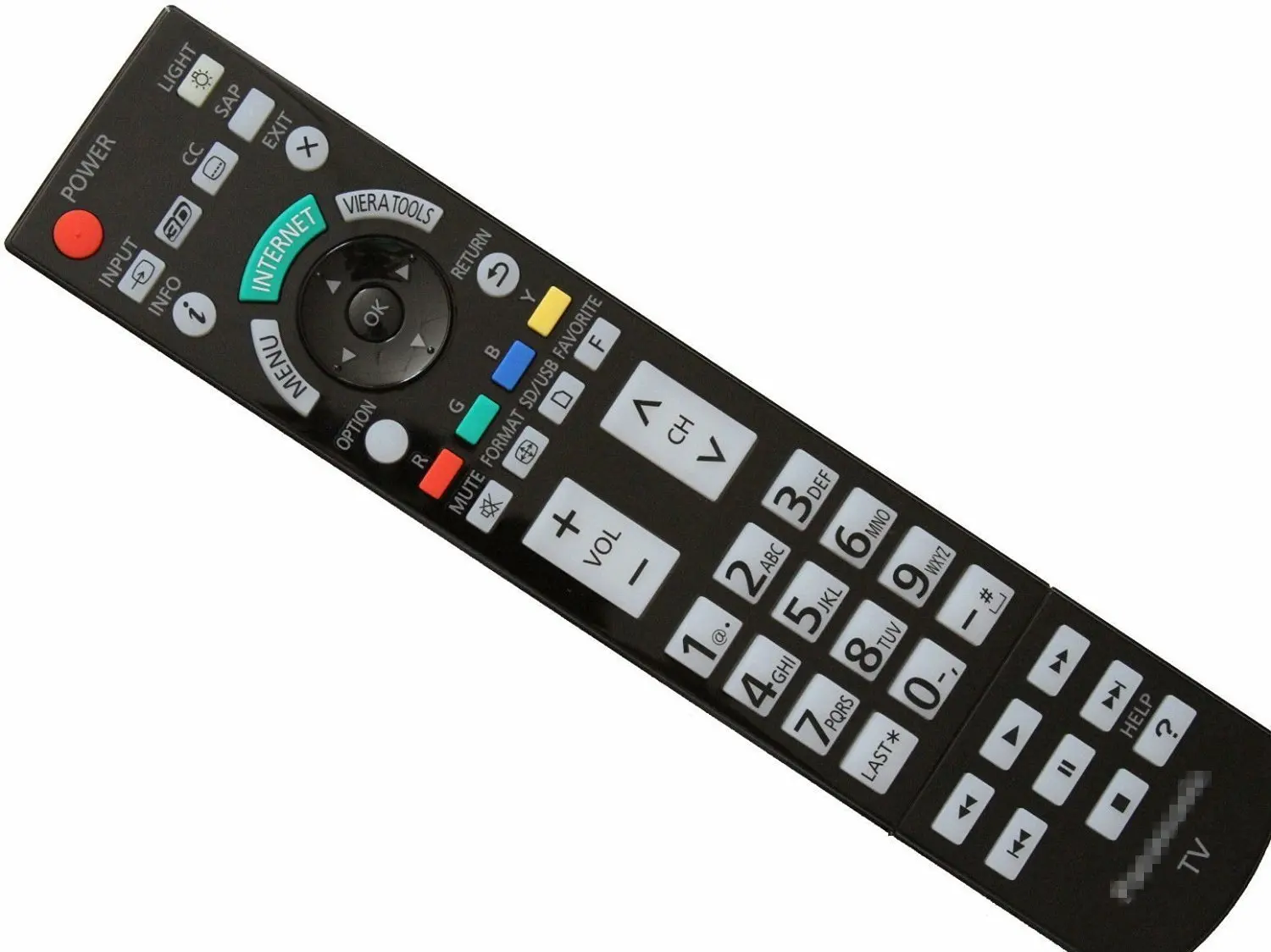 Neohomesales New Panasonic N2QAYB000486 Remote Control for Plasma TV