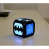 Bat Hero Fashion Creative 3d Stereo Alarm Clock Led Night Light Clock
