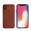 PU Leather Mobile Phone Case For iPhone X, Low MOQ, Many Models Available For Leather Back Cover