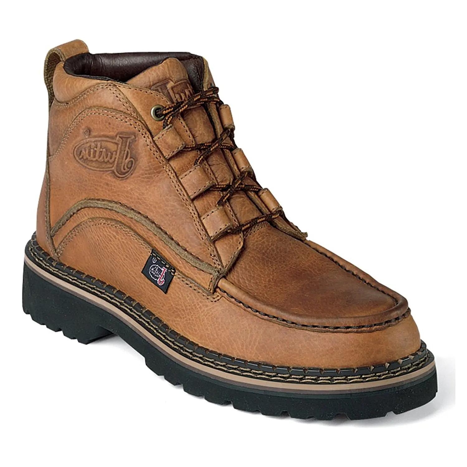 justin chukka steel toe