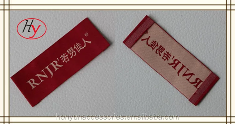 China Clothing Woven Fabric Tags For Garments - Buy Fabric Tags,Woven ...