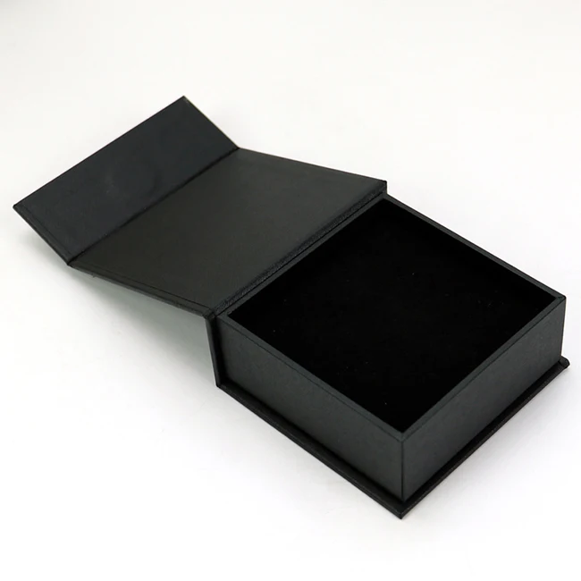 Luxury Black Velvet Jewelry Box Jewelry Packaging Box For Jewelry With ...