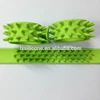 Special design steel spring wide slap bracelet silicone slap band for kids