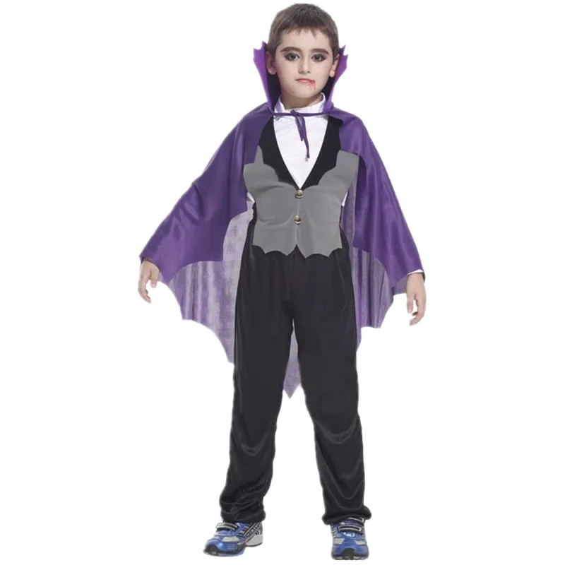 7 Sets lot Free Shipping Kids Vampire Costumes Halloween Masquerade Party font b Fancy b font