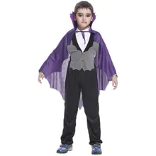 7 Sets lot Free Shipping Kids Vampire Costumes Halloween Masquerade Party font b Fancy b font