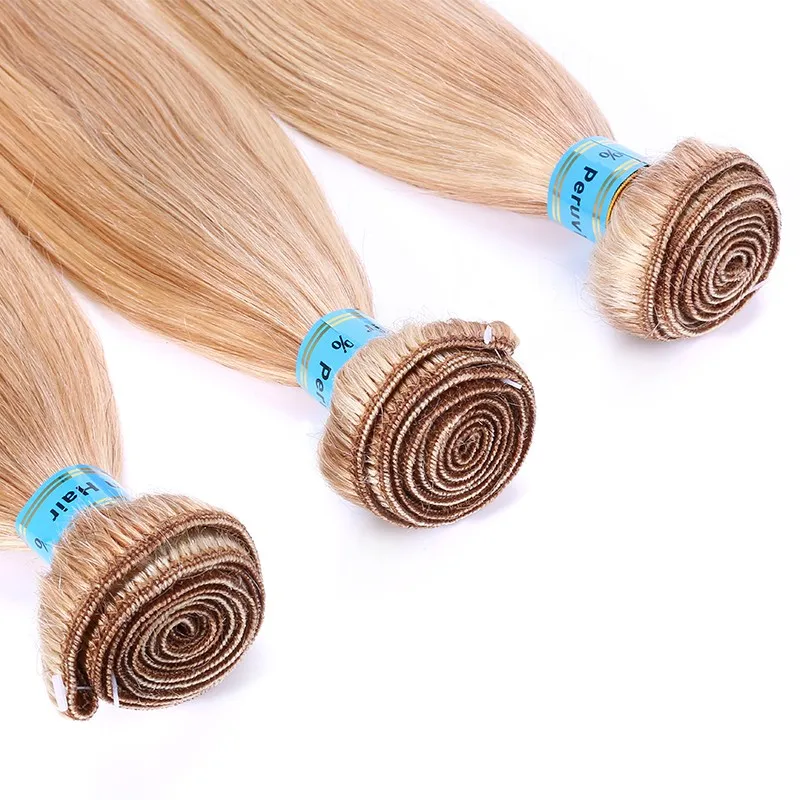 unprocessed mink hair mixed blonde piano color 613 virgin hair