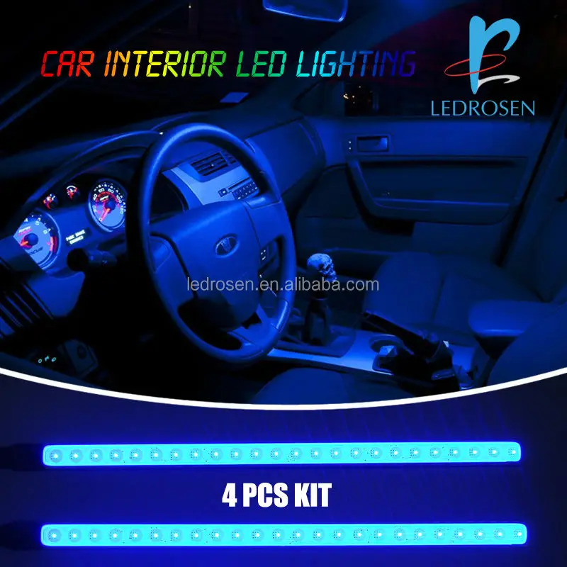 Rgb Led Interior Light Strips Foot Decoration Light Strip Auto Car Styling Lamp Atmosphere Lights For All Cars Buy Led Interior Atmosphere