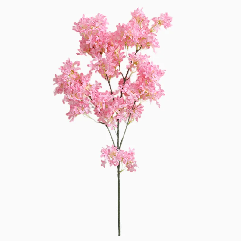 95cm 3 Branch Artificial Sakura Artificial Flowers Cherry Blossom