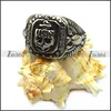 United States Navy and Air Force Silver USN Anchor and Falcon Signet Ring