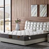 5 star roll pack euro top latex foam pocket spring hybrid hotel mattress