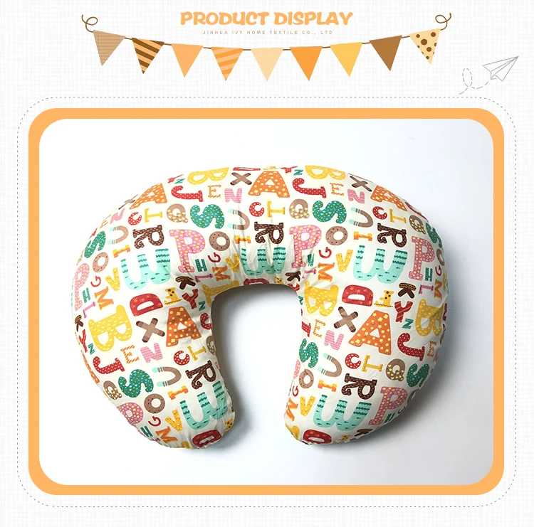 Polyester Filling Cotton Cover Baby Bolster Multifunctional Pillow