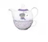 450ml tea pot with 250ml tea cup garden series porcelain tea pot and cup set for one person