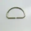 Shinny Silver D Ring Buckle Webbed Belt