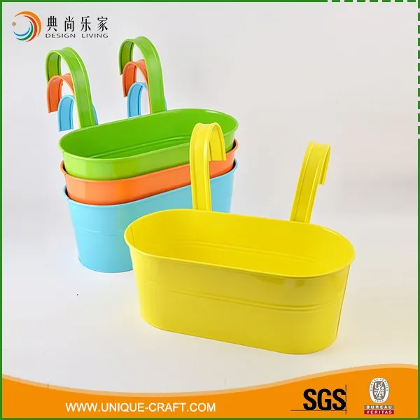 Superficially two hanger water pot 5 quart color metal bucket