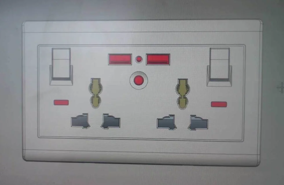 Hot Design Klass 13a Uk Socket With Usb Bs Brushed Metal 13a Uk