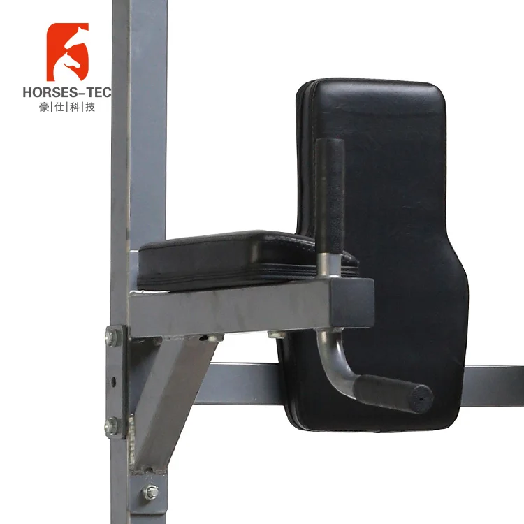 Heavy duty dip station pull up parallel bars power rack tower