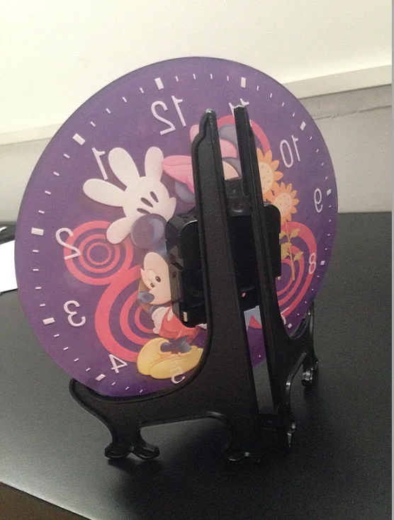 Diy Acrylic Clock Plate Round Wall Photo Clock Kit Wholesale For