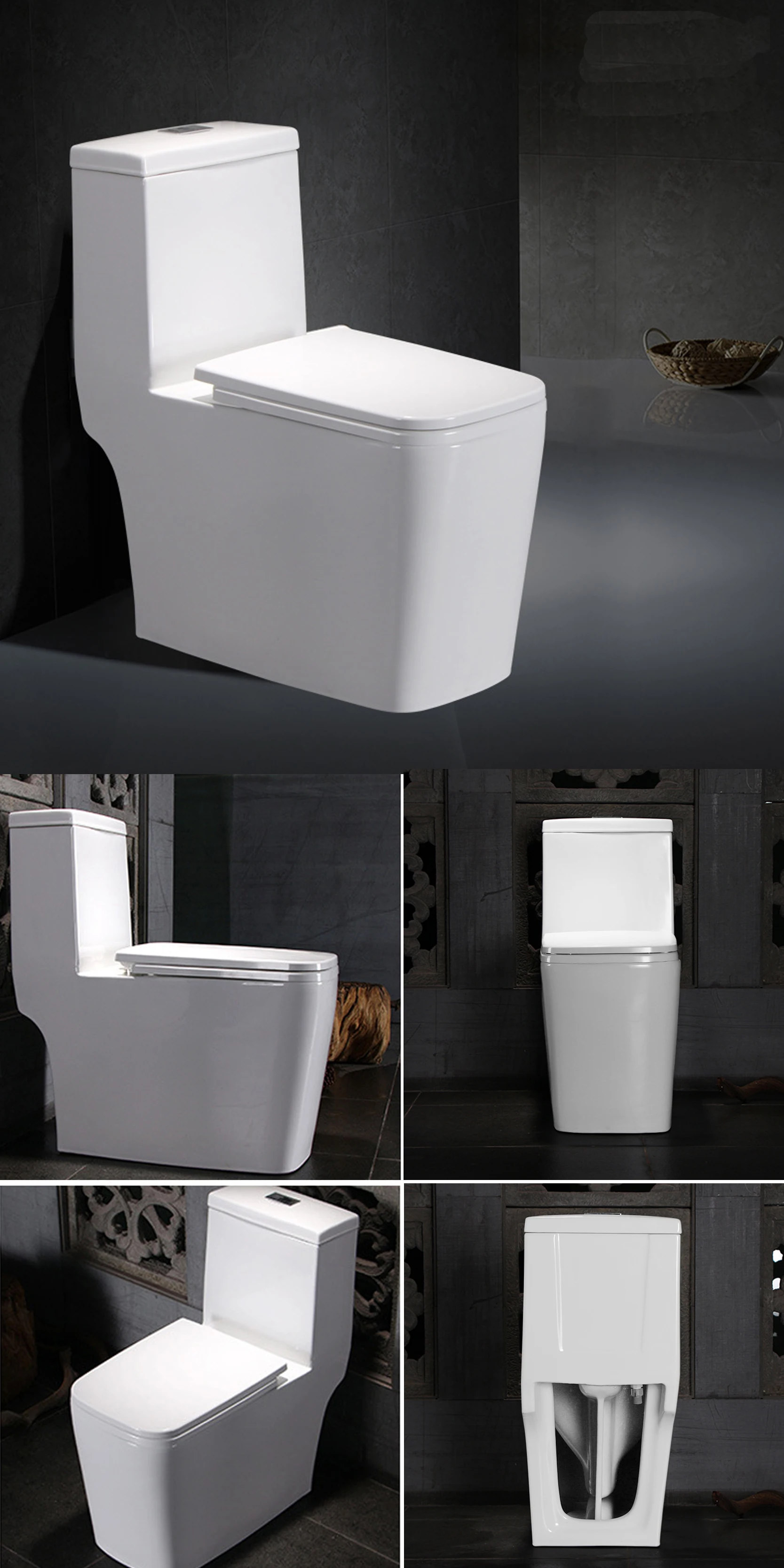 JOININ chaozhou Modern design sanitary ware Ceramic one Piece WC Toilet JY1011