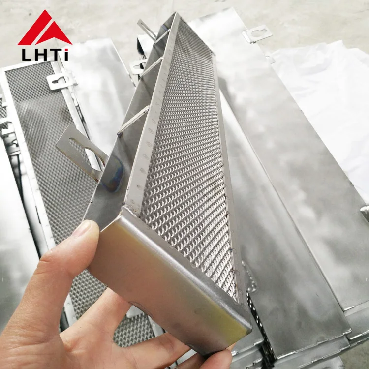 Gr1 Gr2 titanium basket for anodizing for Water treatment