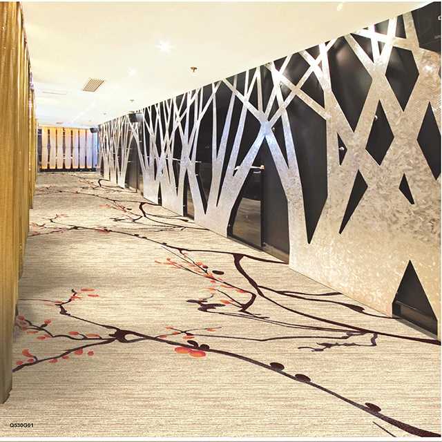 modern design printed carpet