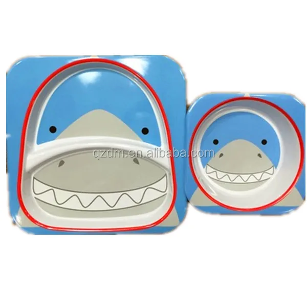 A5 Melamine Dinner Set For Kids,Plate/Bowl/Cup/Spoon