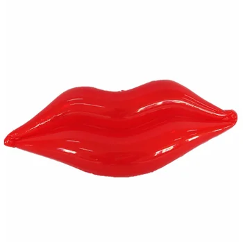 Inflatable Red Lip Water Floating Red Lip Valentine's Day Wedding Party ...
