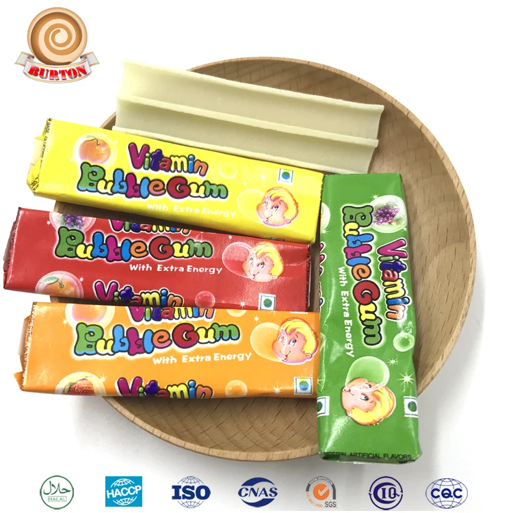 Halal 3g Fruity Tattoo Chewing Gum Bubble Gum Brand Buy Bubble Gum