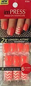 **NEW 2015** KISS 2x Longer Lasting imPRESS "SYMPHONY"2 by Broadway Press-On Manicure Nails