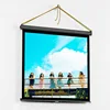 Indoor & Outdoor Use Desk/Table Top Pull-up Projection Projector Screen