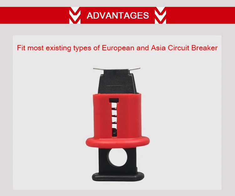 Safety Clamp On Circuit Breaker Lockout Device