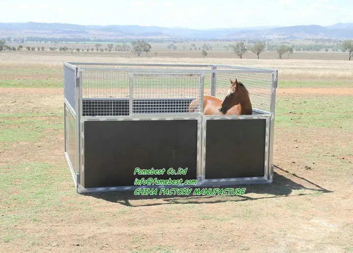 Horse Stable Front Panel With Plastic Kick Panels Horse Stall Buy